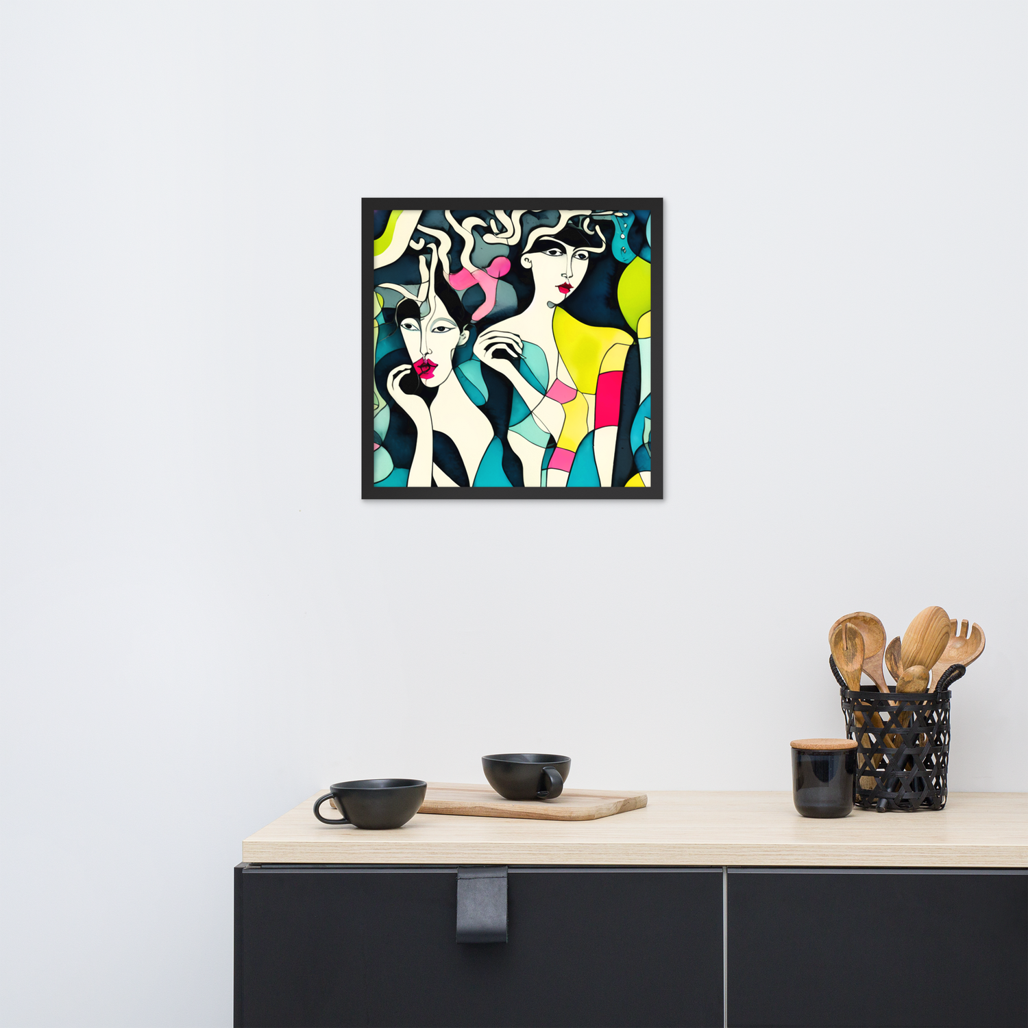 Framed Wall Art - Facial Roots