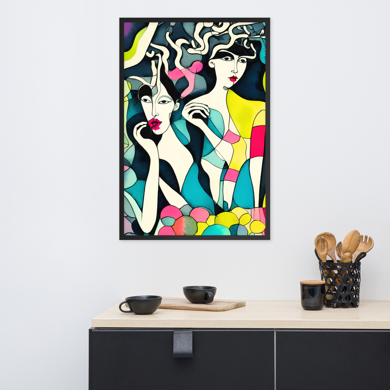 Framed Wall Art - Facial Roots