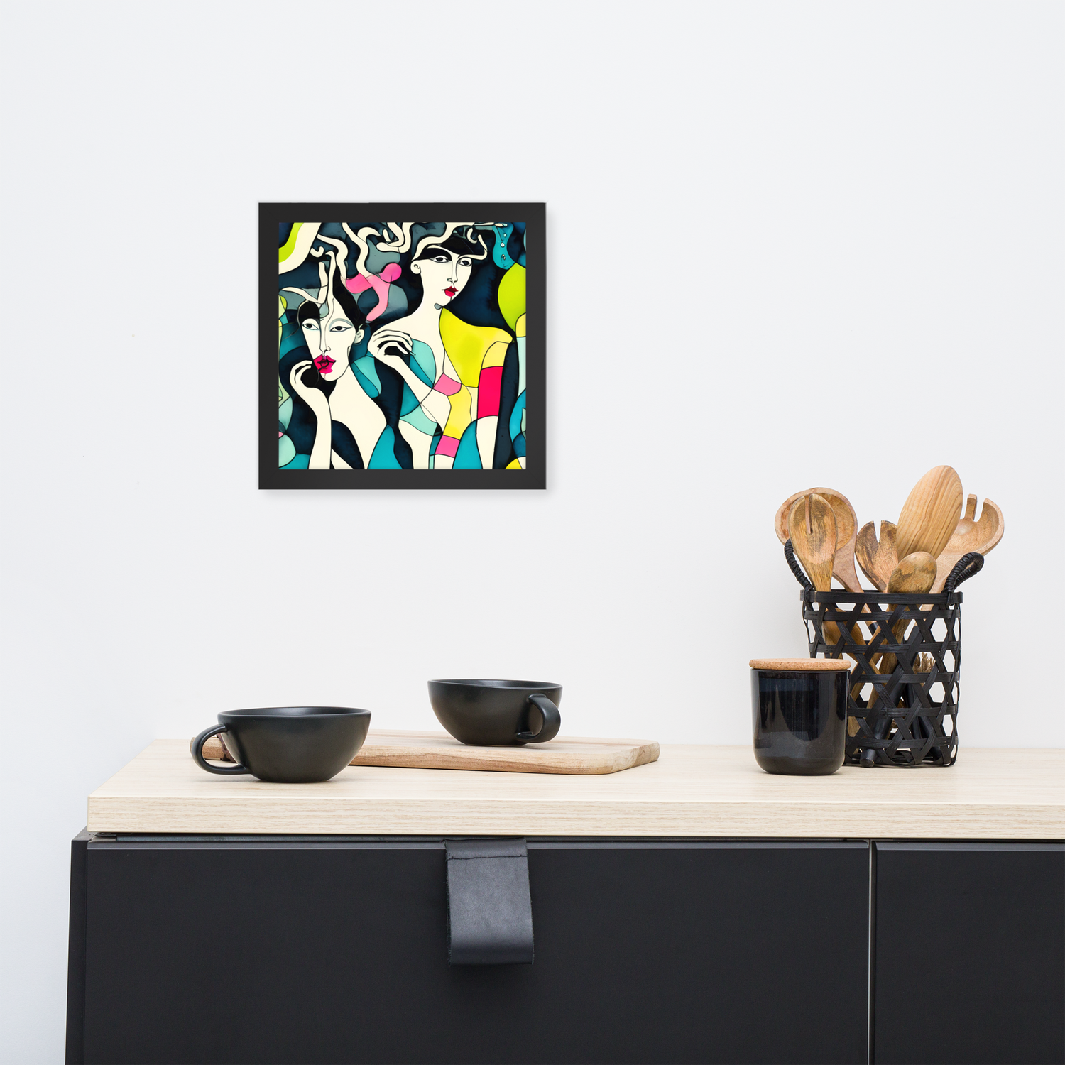 Framed Wall Art - Facial Roots