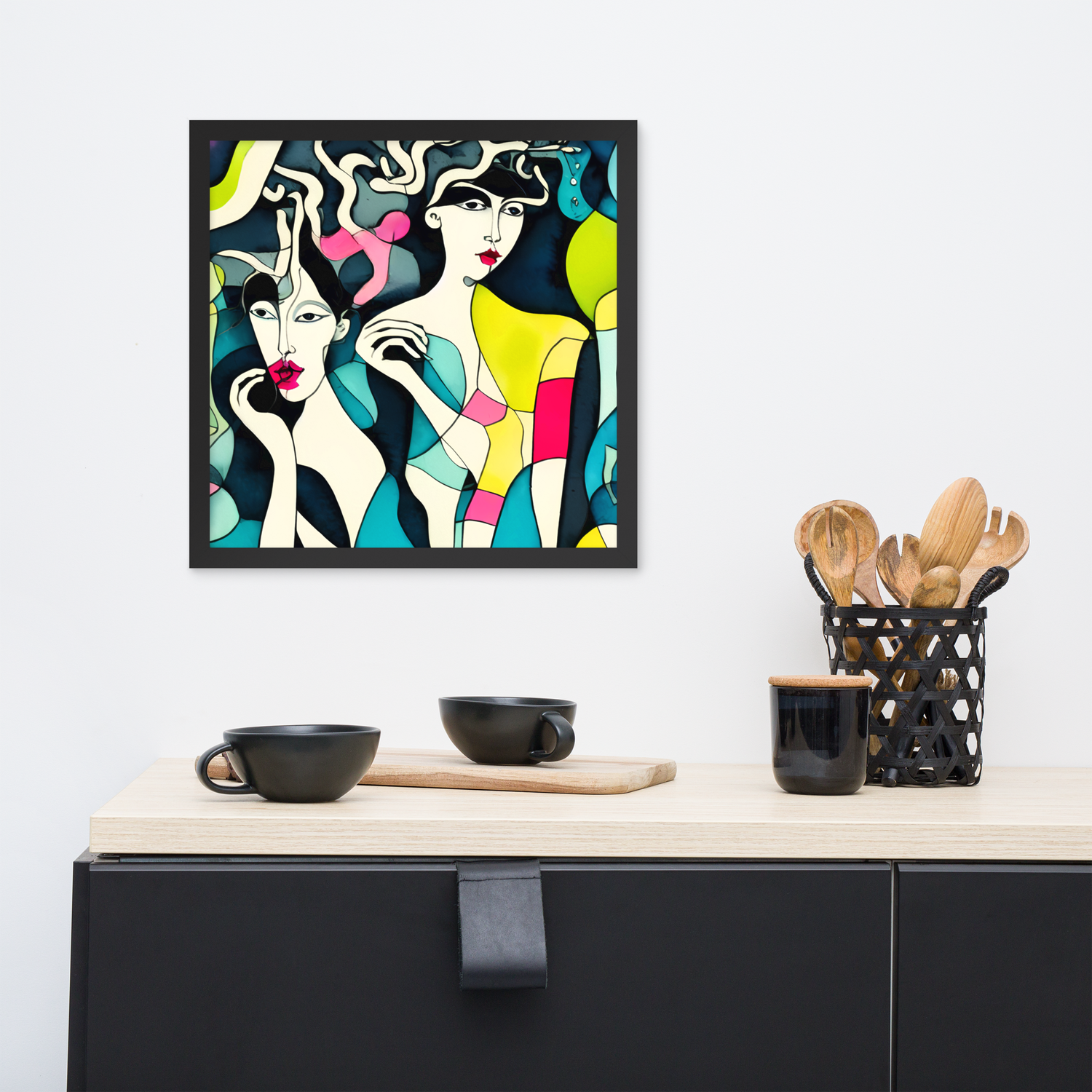 Framed Wall Art - Facial Roots