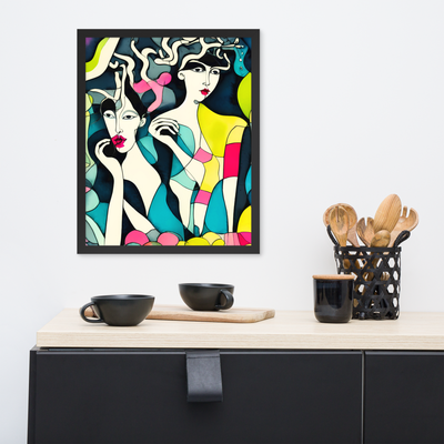 Framed Wall Art - Facial Roots