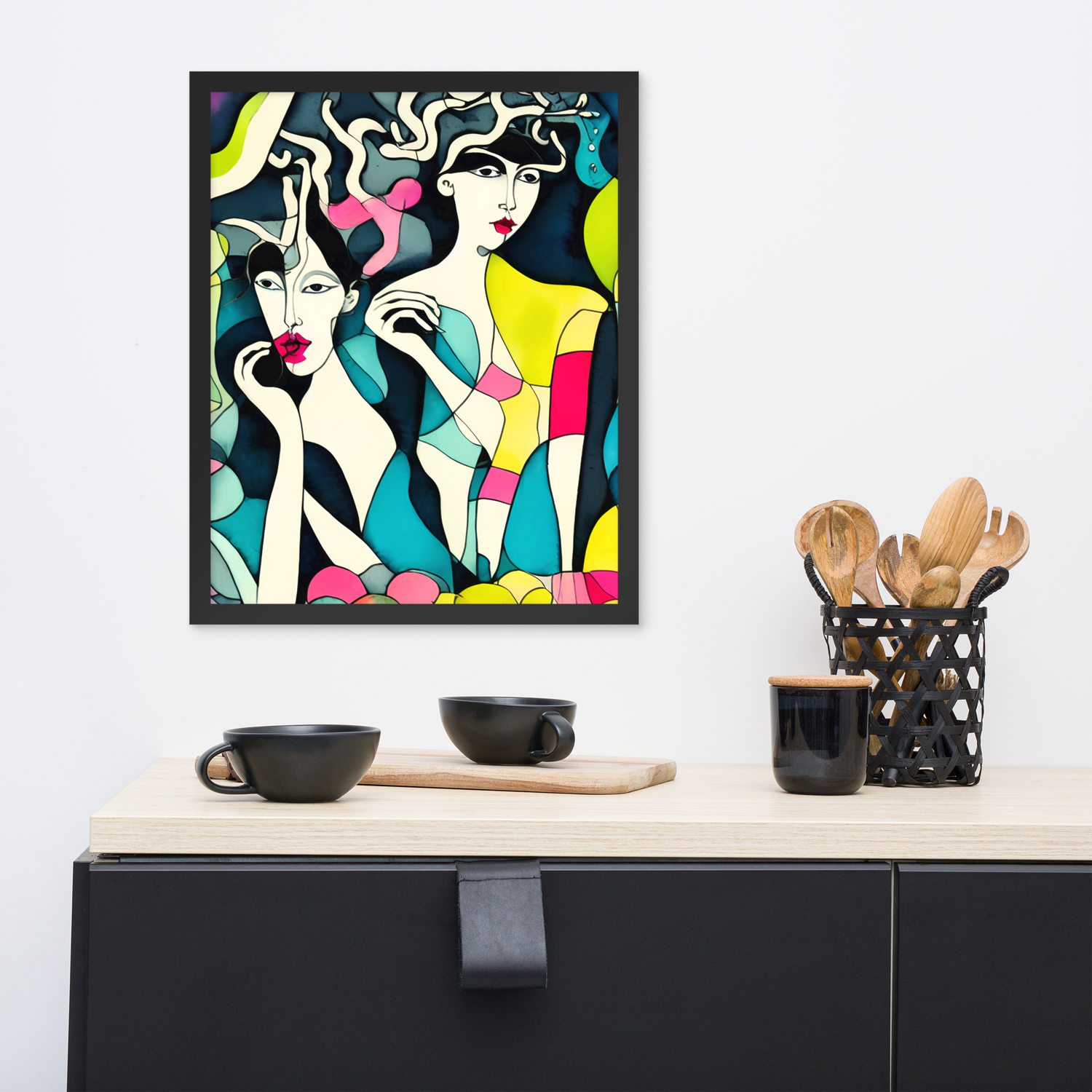 Framed Wall Art - Facial Roots