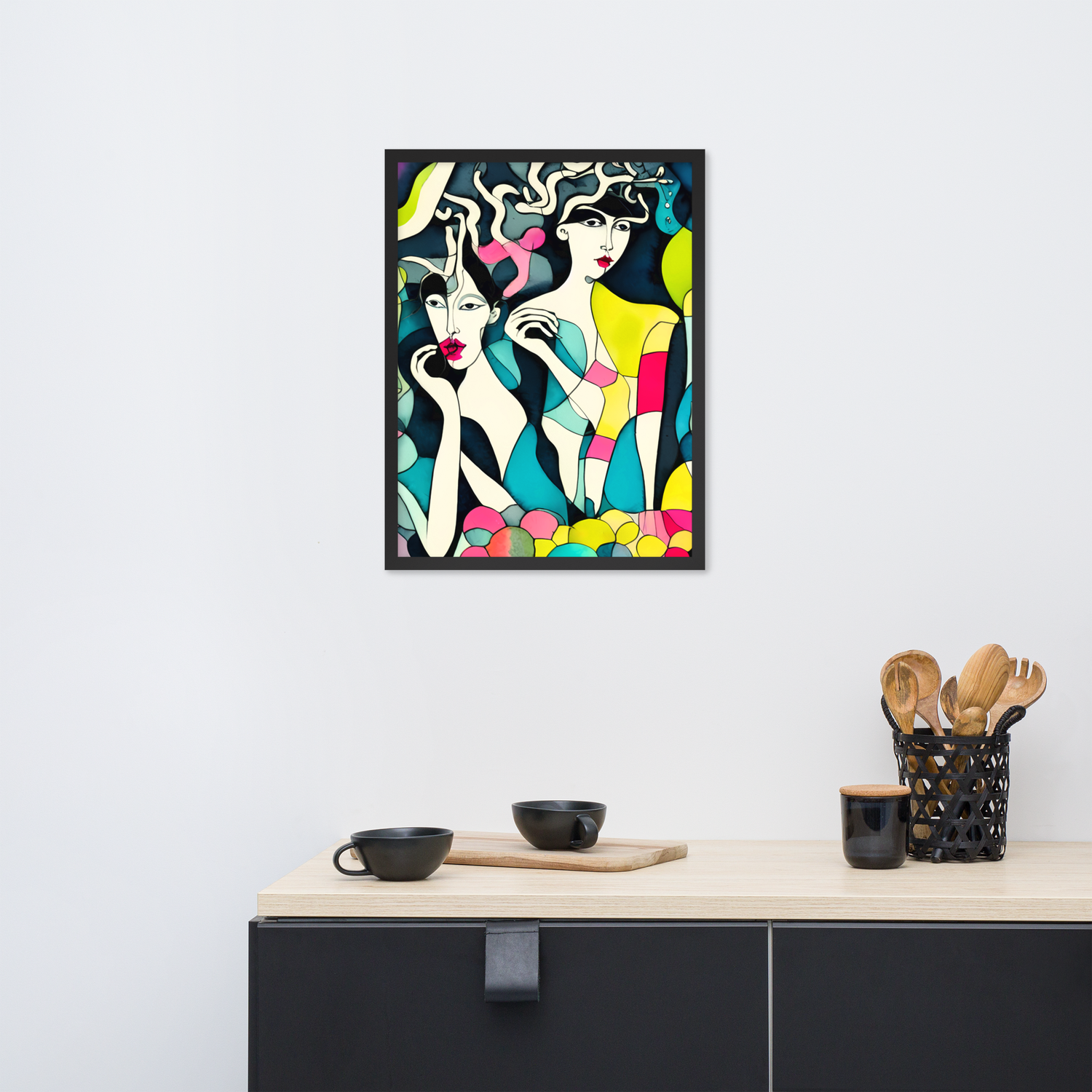 Framed Wall Art - Facial Roots