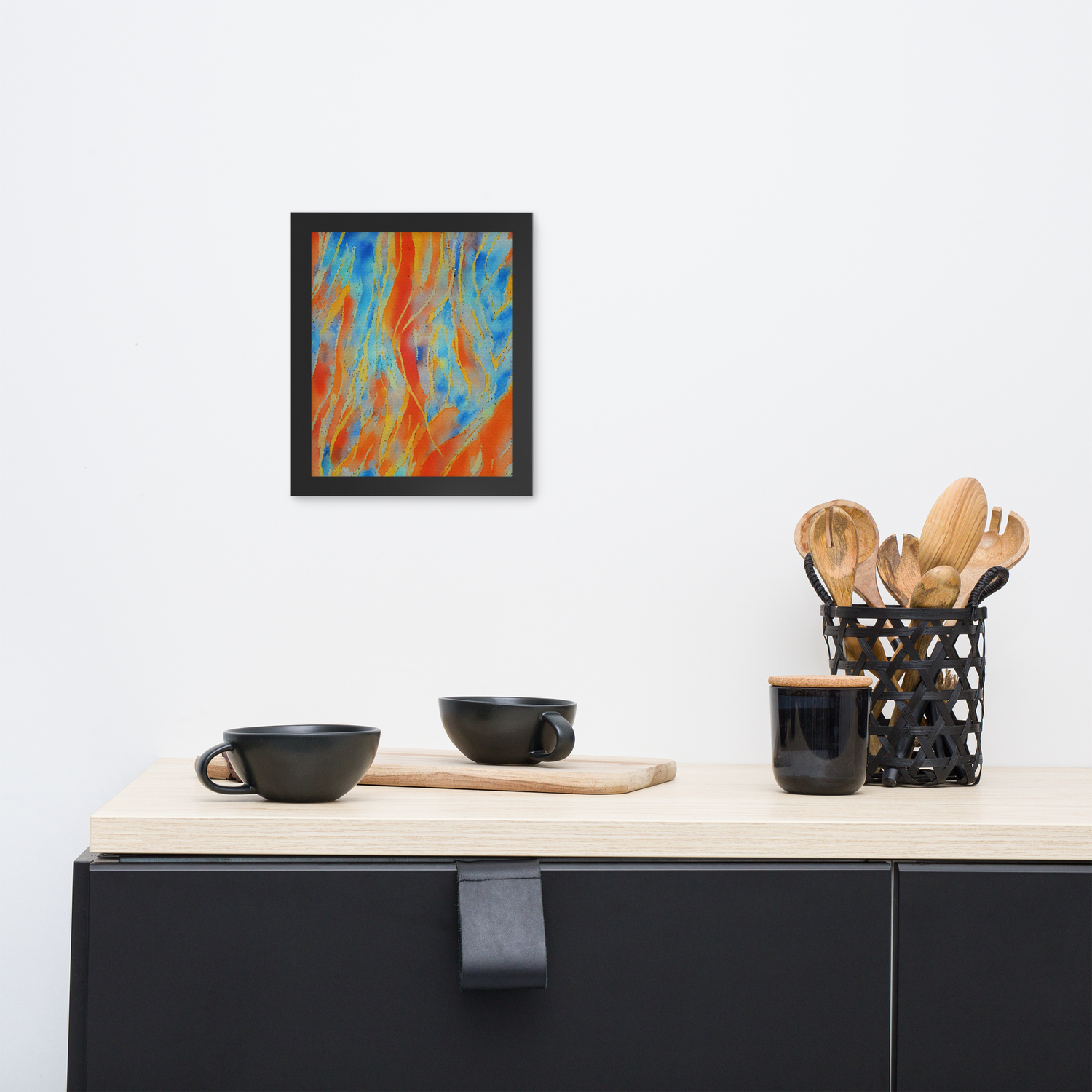 Framed Wall Art - Fire Dance