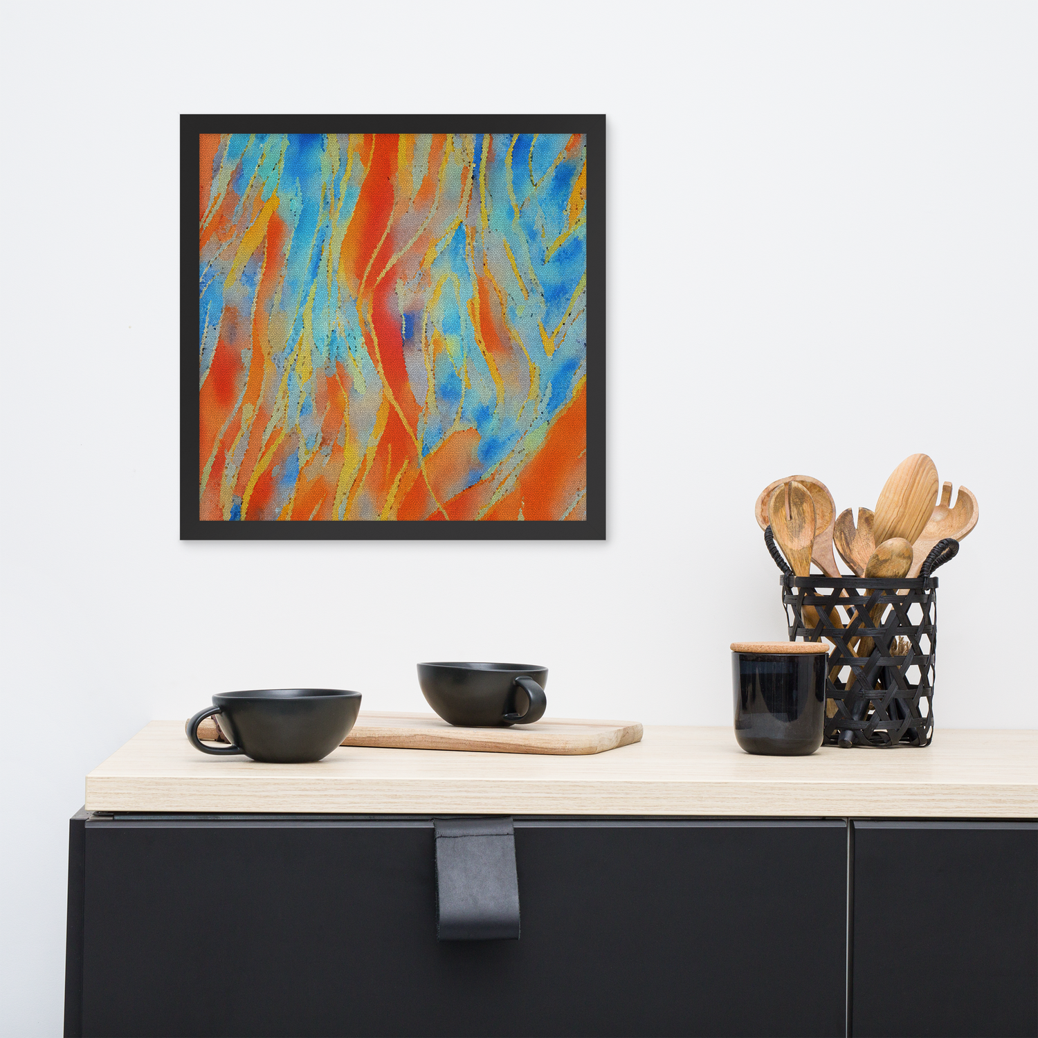 Framed Wall Art - Fire Dance