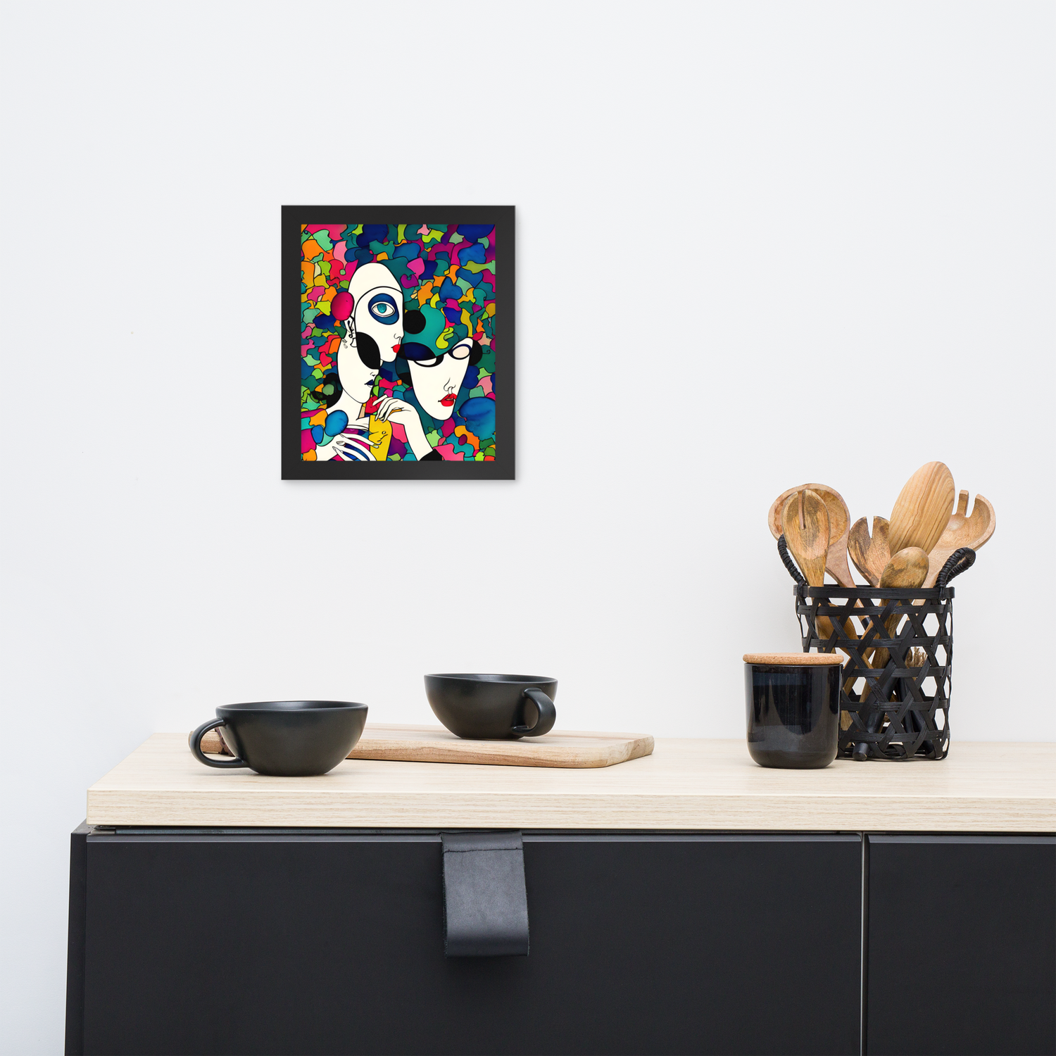 Framed Wall Art - Facial Mask