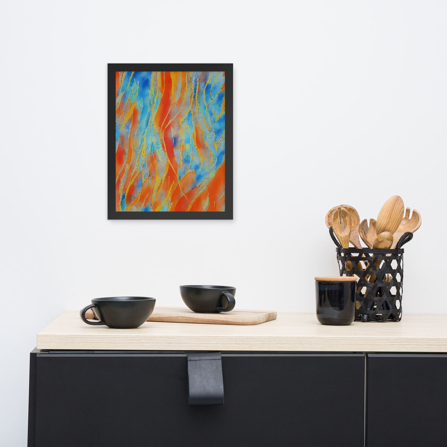 Framed Wall Art - Fire Dance