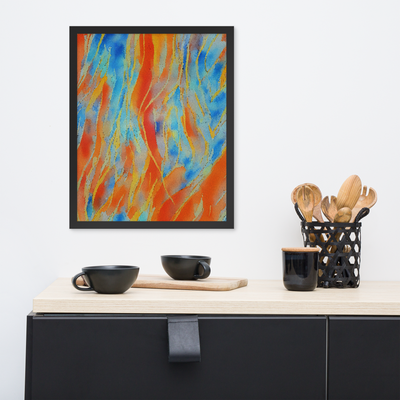 Framed Wall Art - Fire Dance