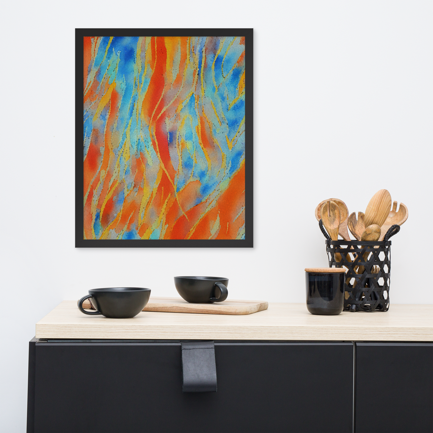 Framed Wall Art - Fire Dance