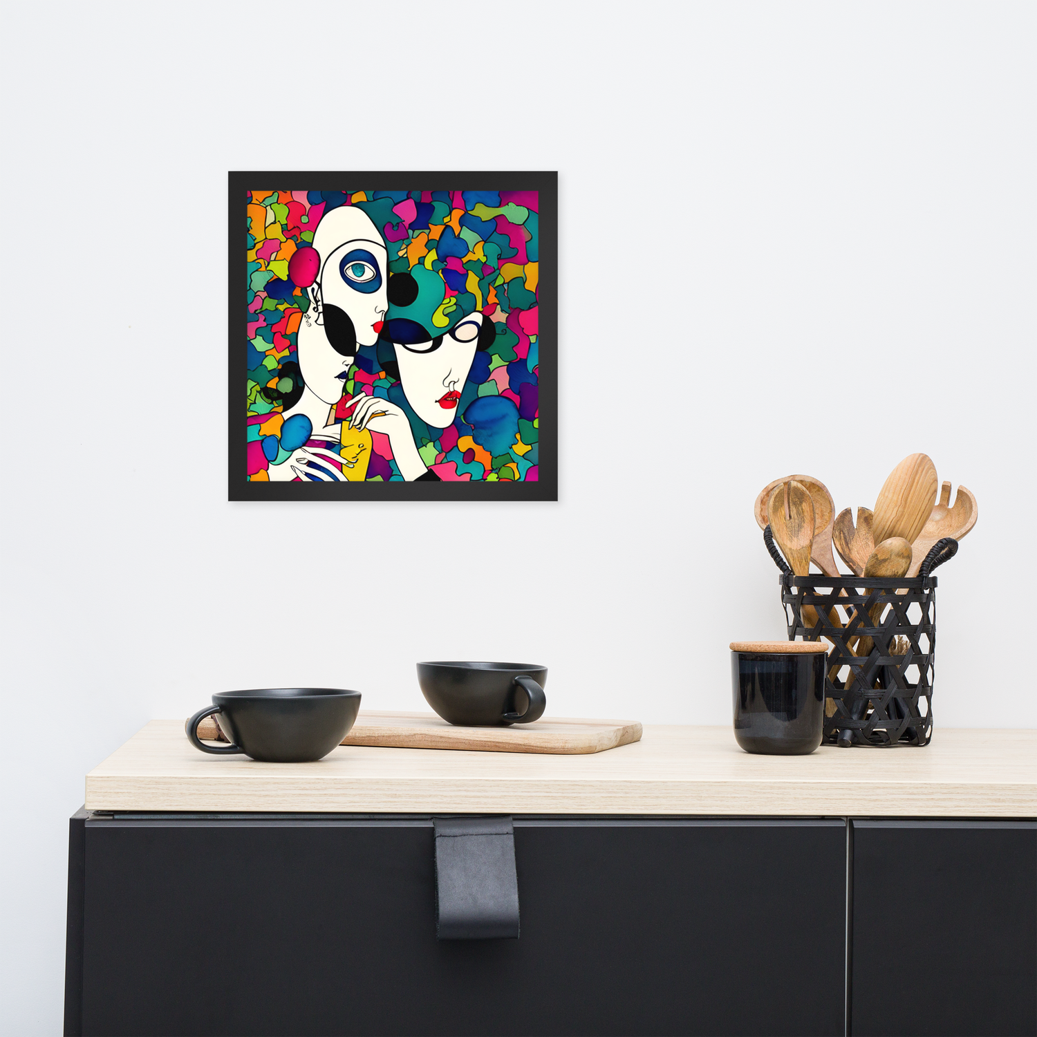 Framed Wall Art - Facial Mask