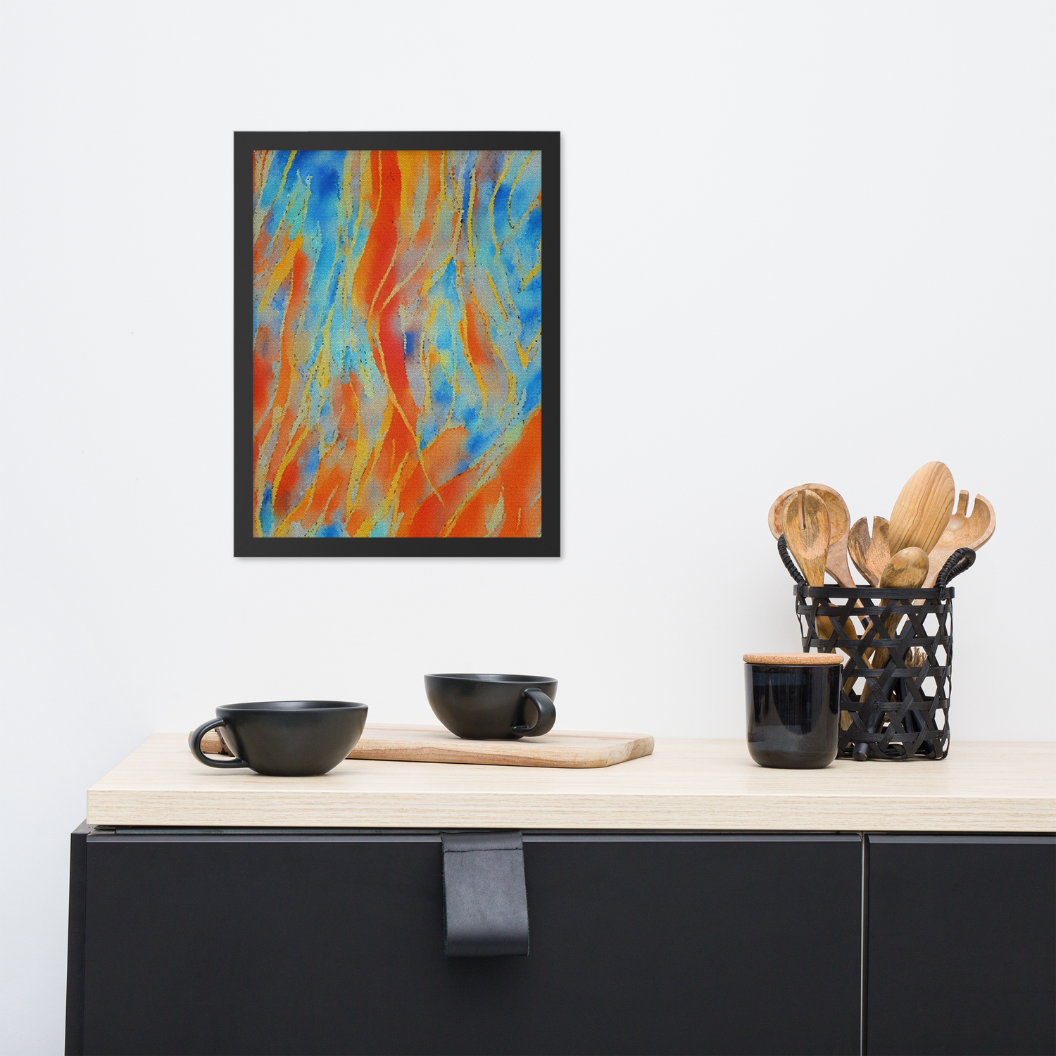 Framed Wall Art - Fire Dance