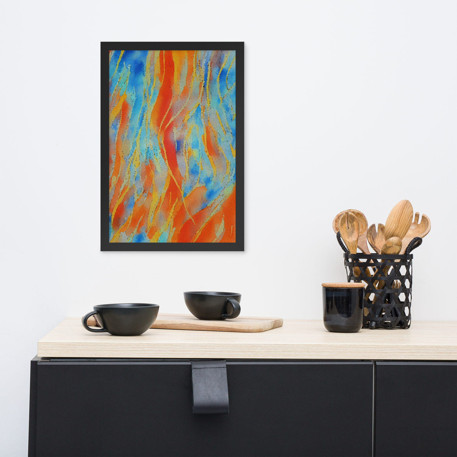 Framed Wall Art - Fire Dance