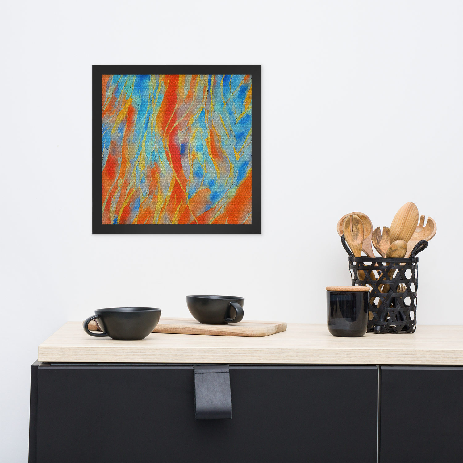Framed Wall Art - Fire Dance