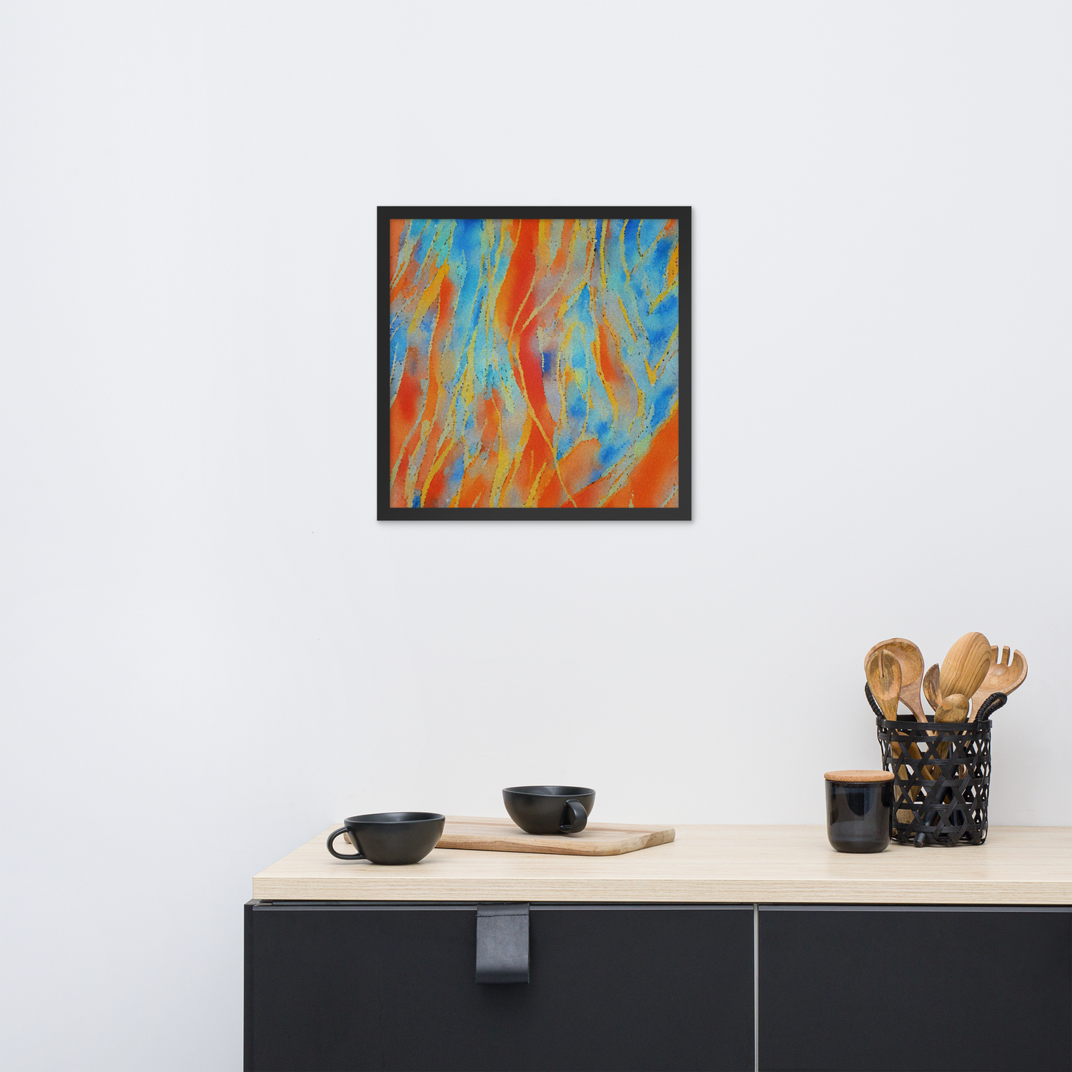 Framed Wall Art - Fire Dance
