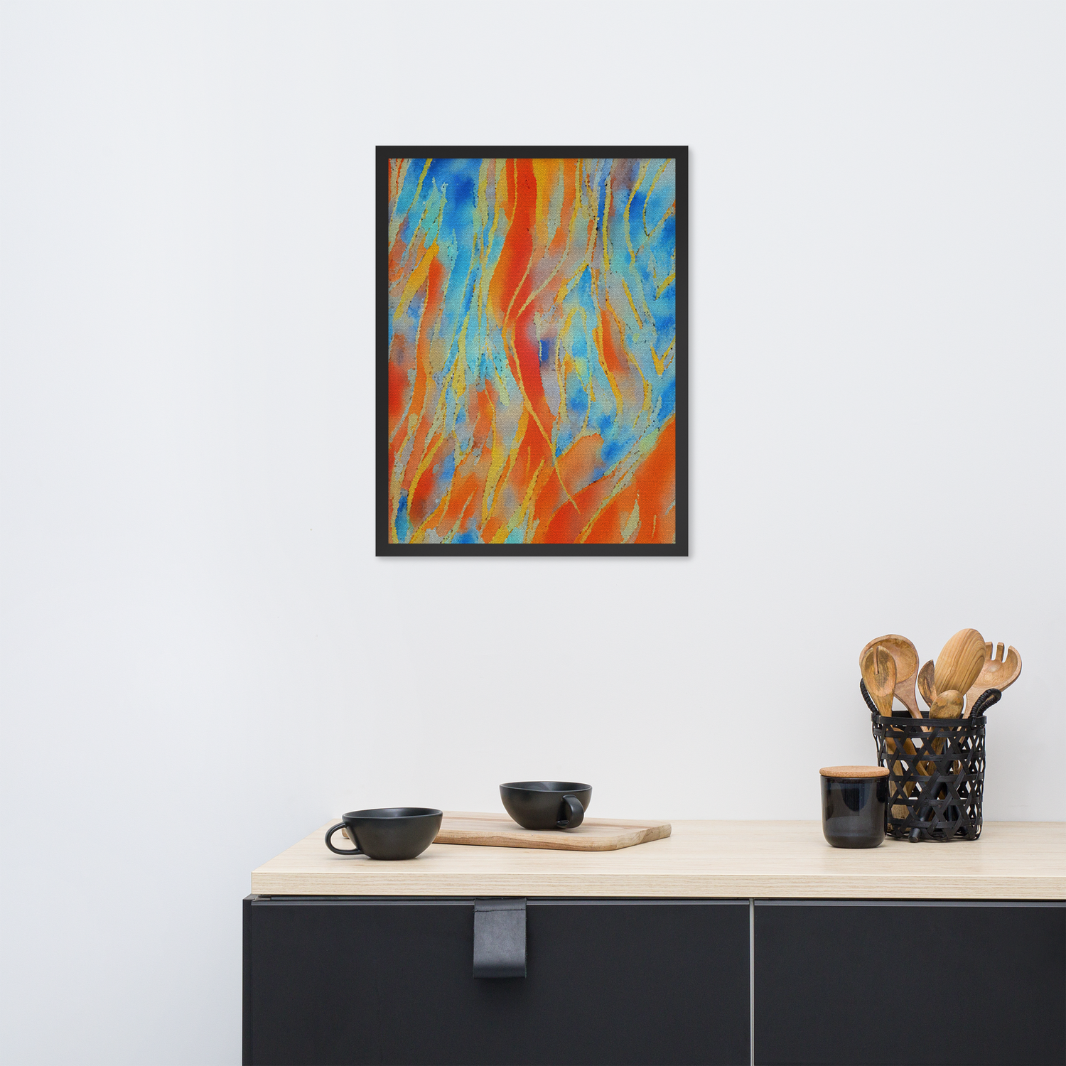 Framed Wall Art - Fire Dance