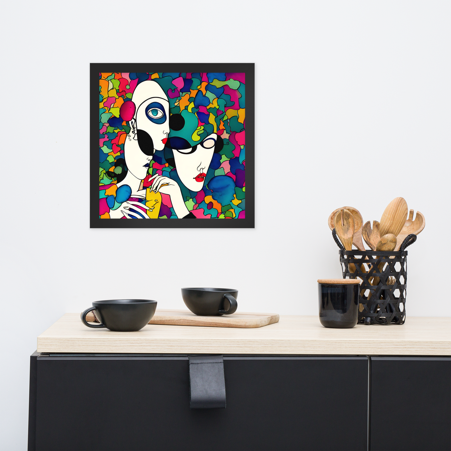 Framed Wall Art - Facial Mask