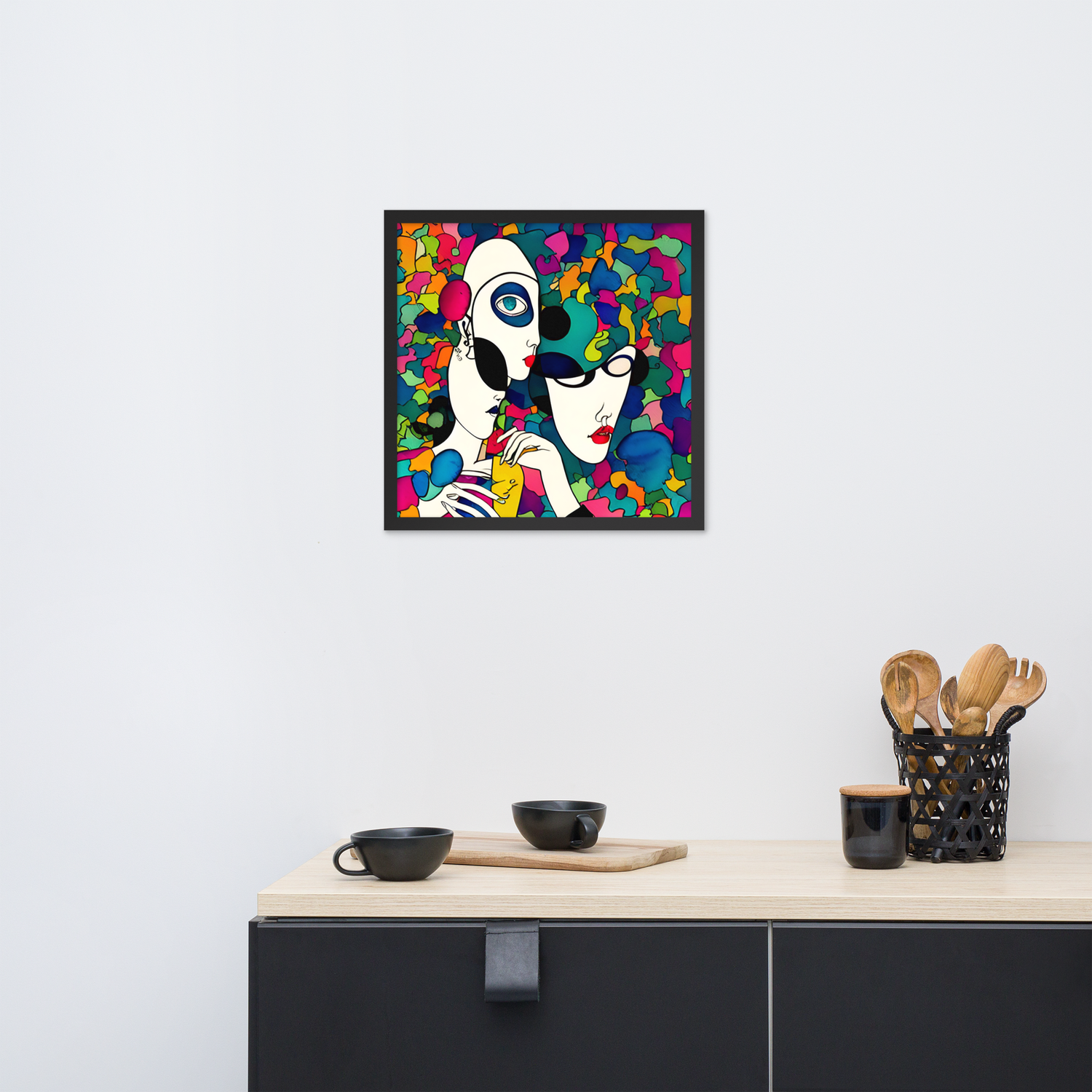 Framed Wall Art - Facial Mask