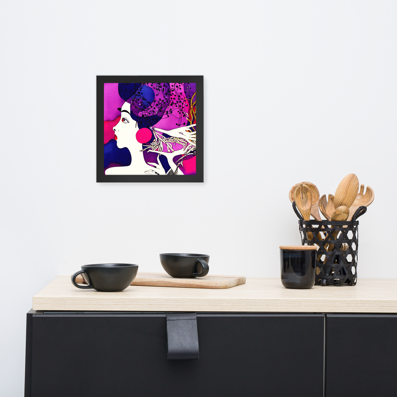 Framed Wall Art - Facial Space