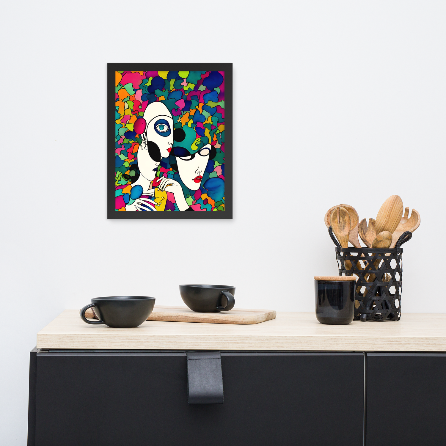Framed Wall Art - Facial Mask