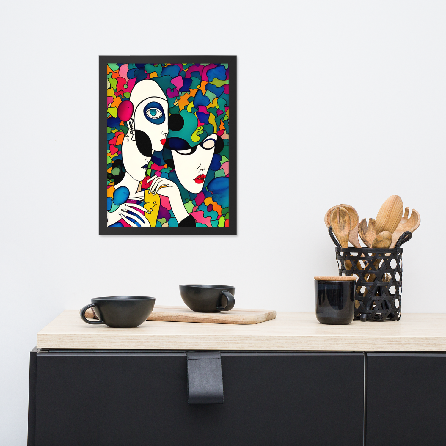 Framed Wall Art - Facial Mask