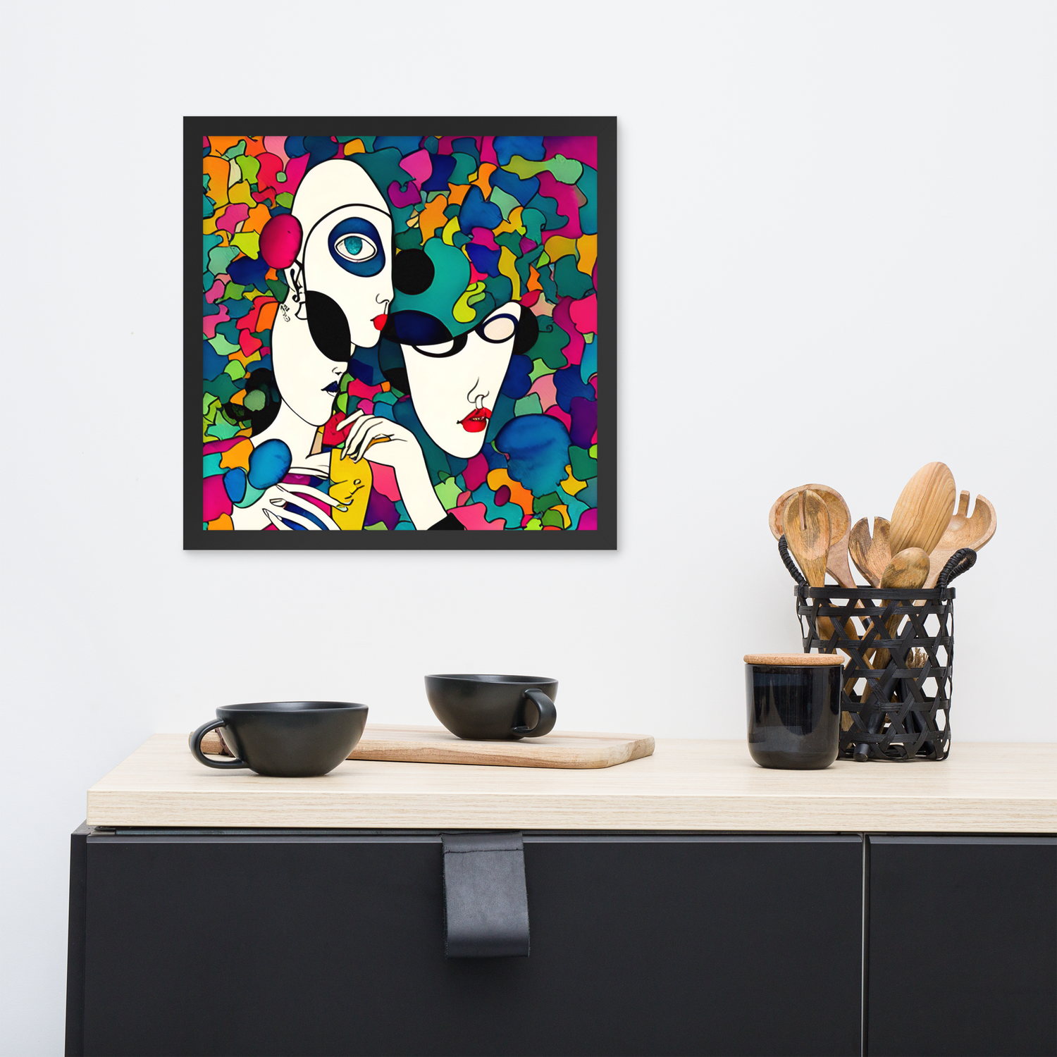 Framed Wall Art - Facial Mask
