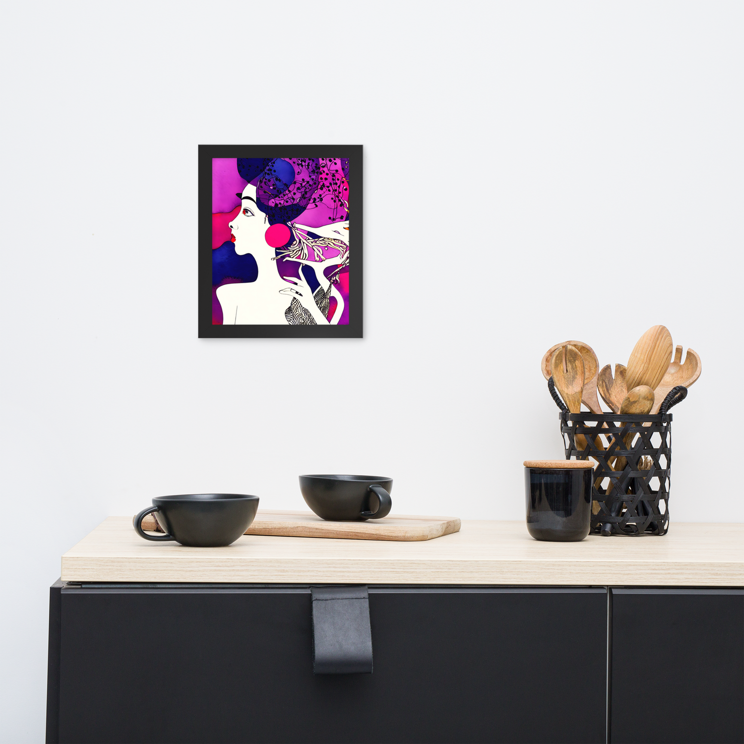 Framed Wall Art - Facial Space