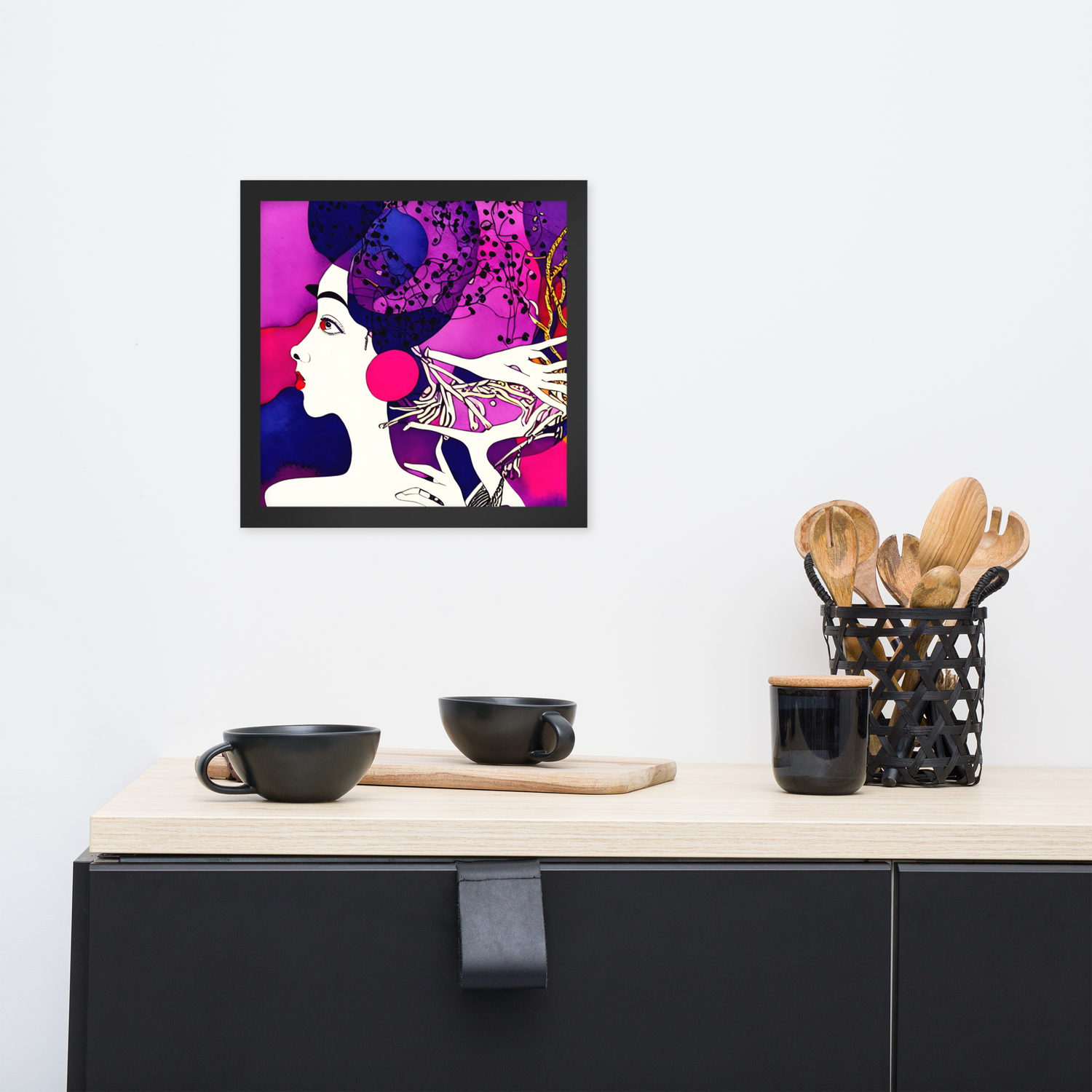 Framed Wall Art - Facial Space