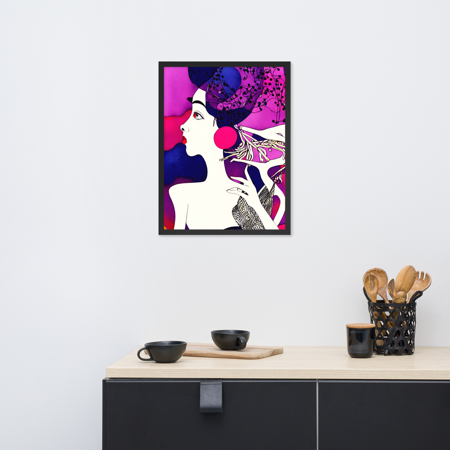 Framed Wall Art - Facial Space