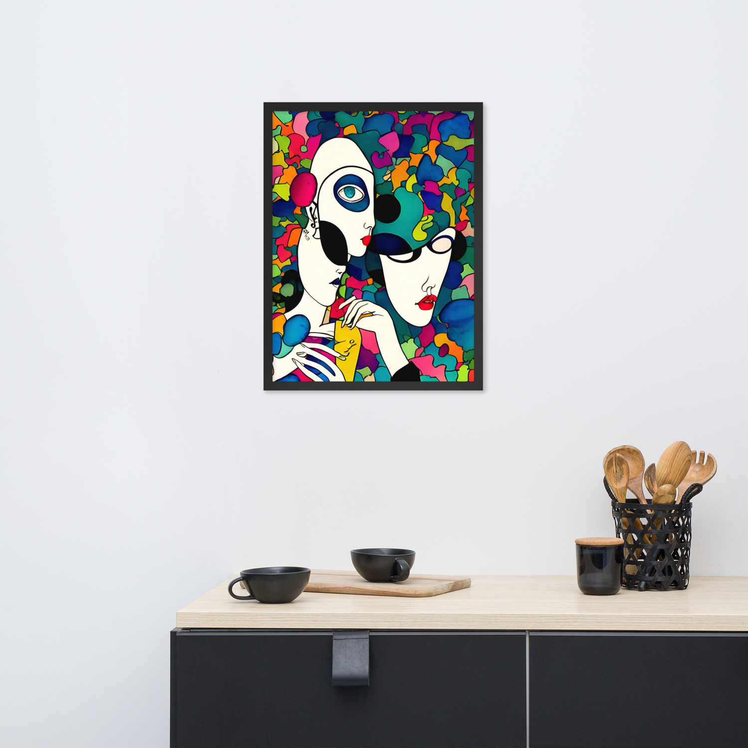 Framed Wall Art - Facial Mask