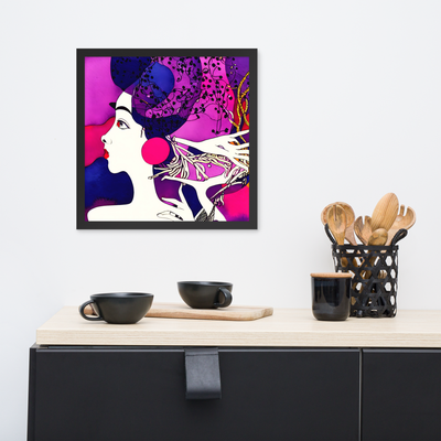 Framed Wall Art - Facial Space