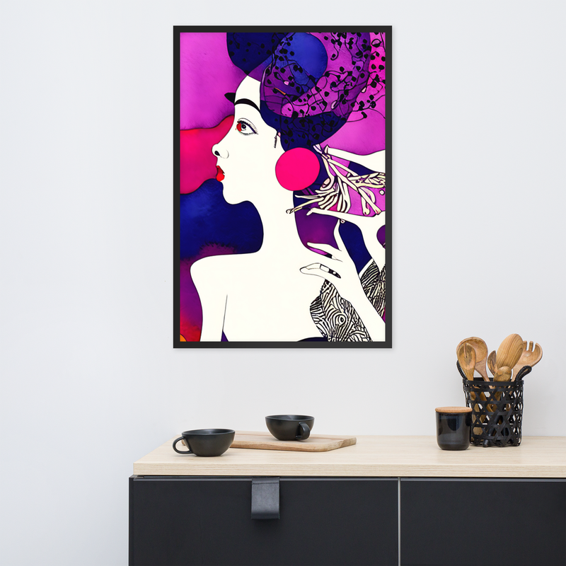 Framed Wall Art - Facial Space