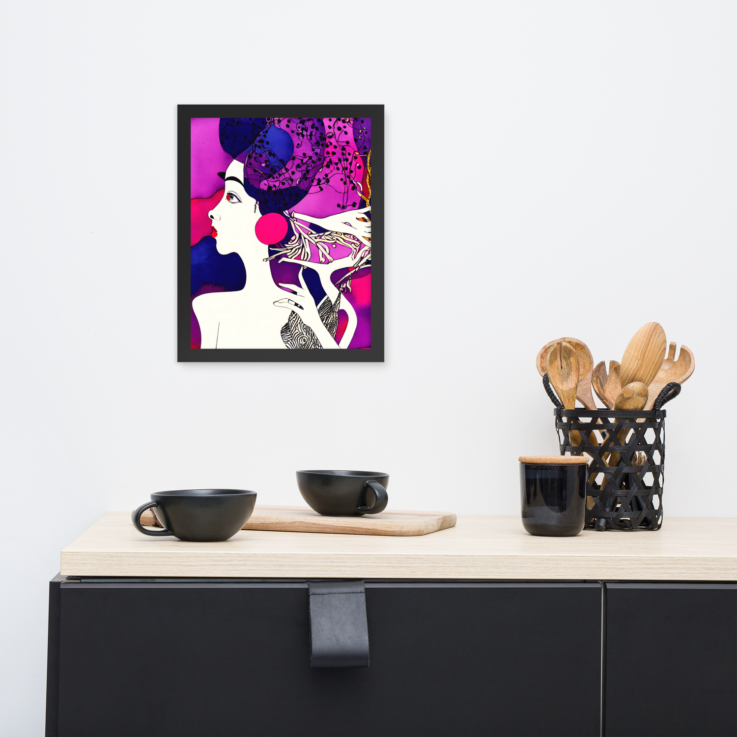 Framed Wall Art - Facial Space