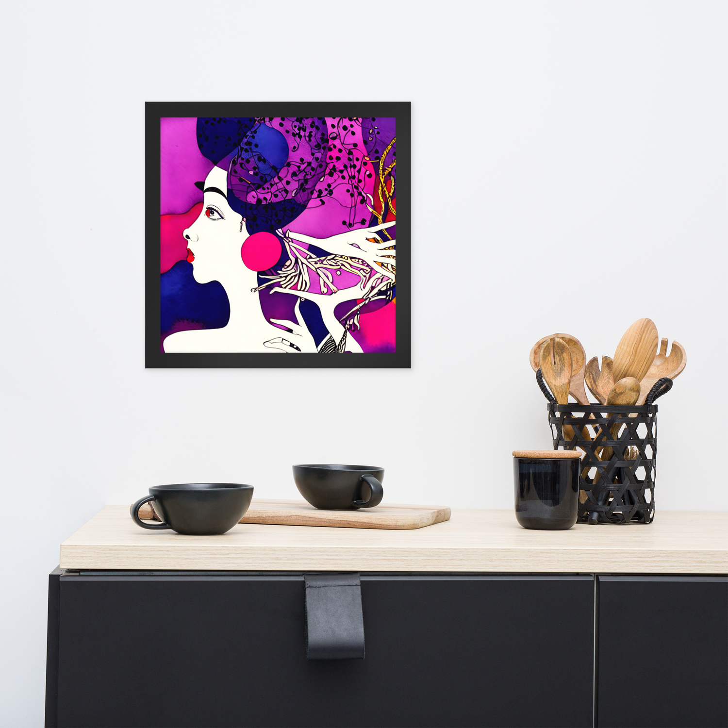 Framed Wall Art - Facial Space