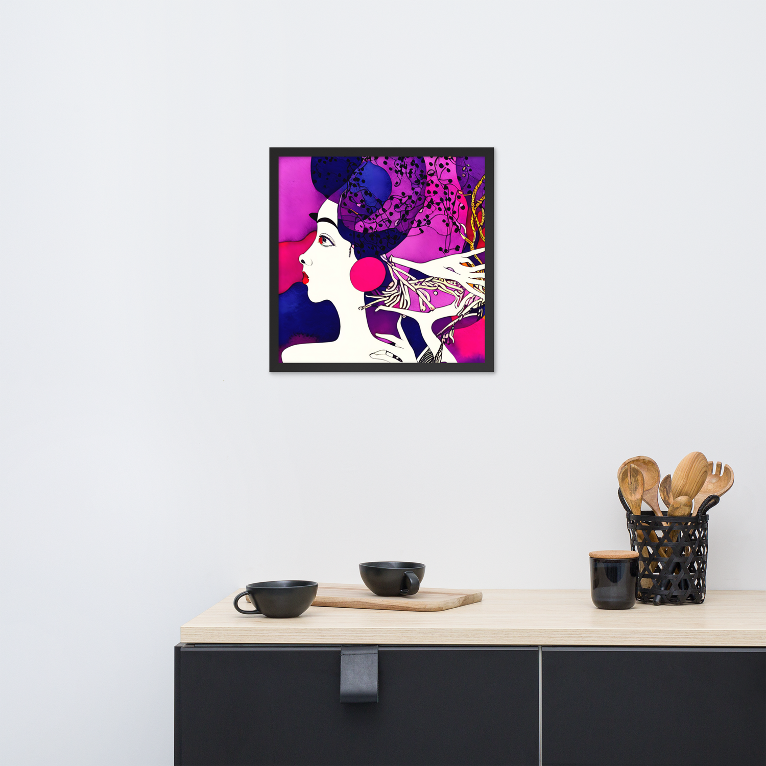 Framed Wall Art - Facial Space