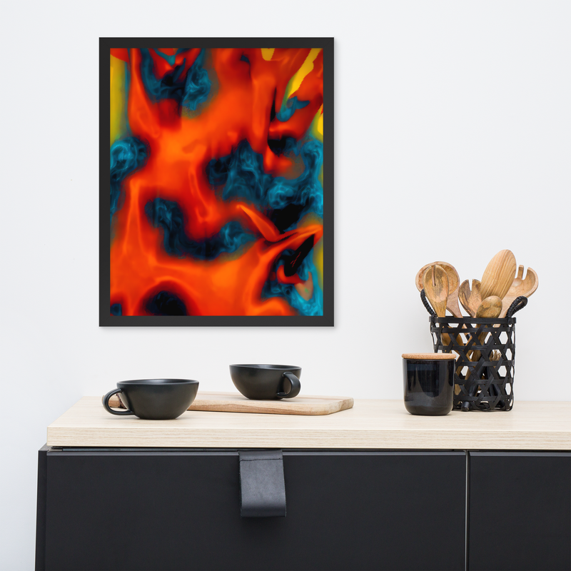 Framed Wall Art - Seeping Slide