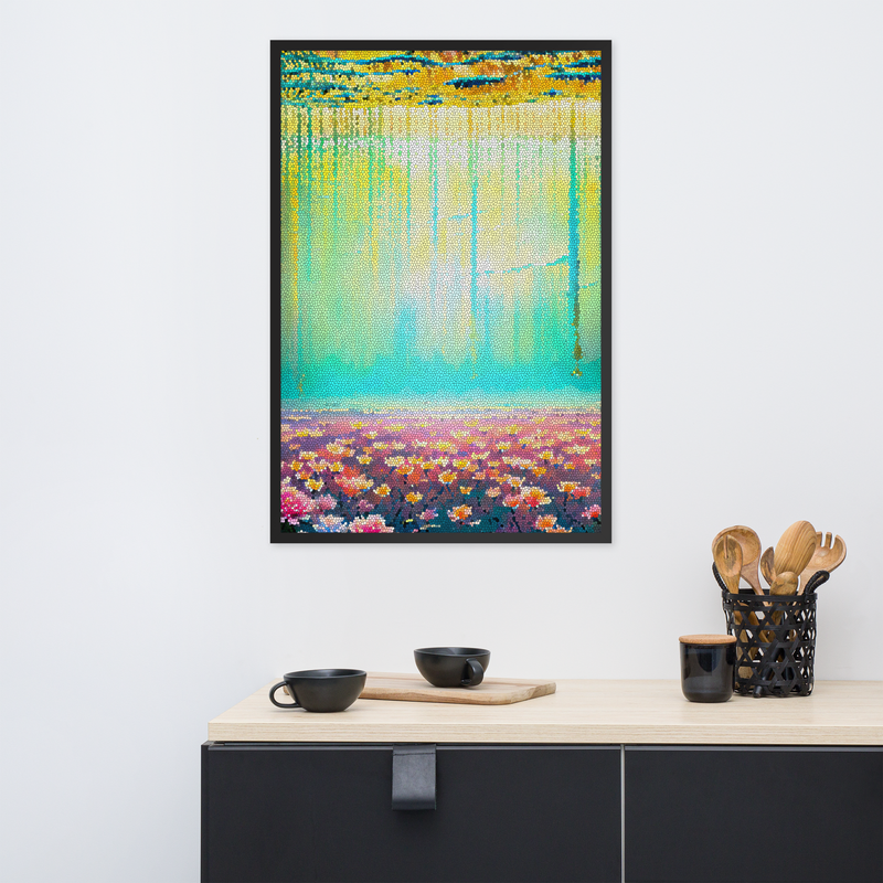 Framed Wall Art - Lily Pond