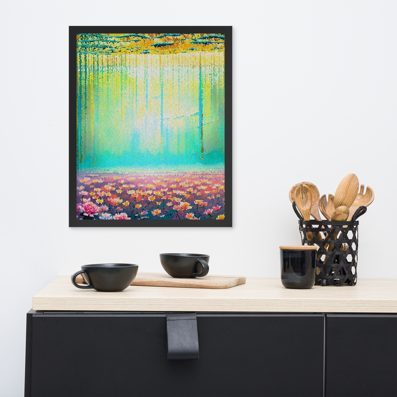 Framed Wall Art - Lily Pond