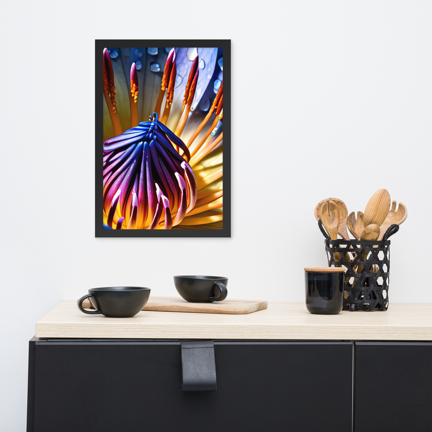 Framed Wall Art - Water Lily