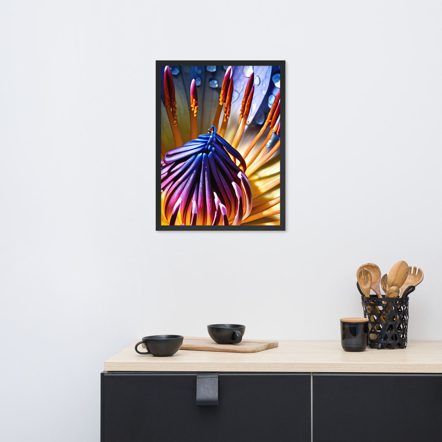 Framed Wall Art - Water Lily