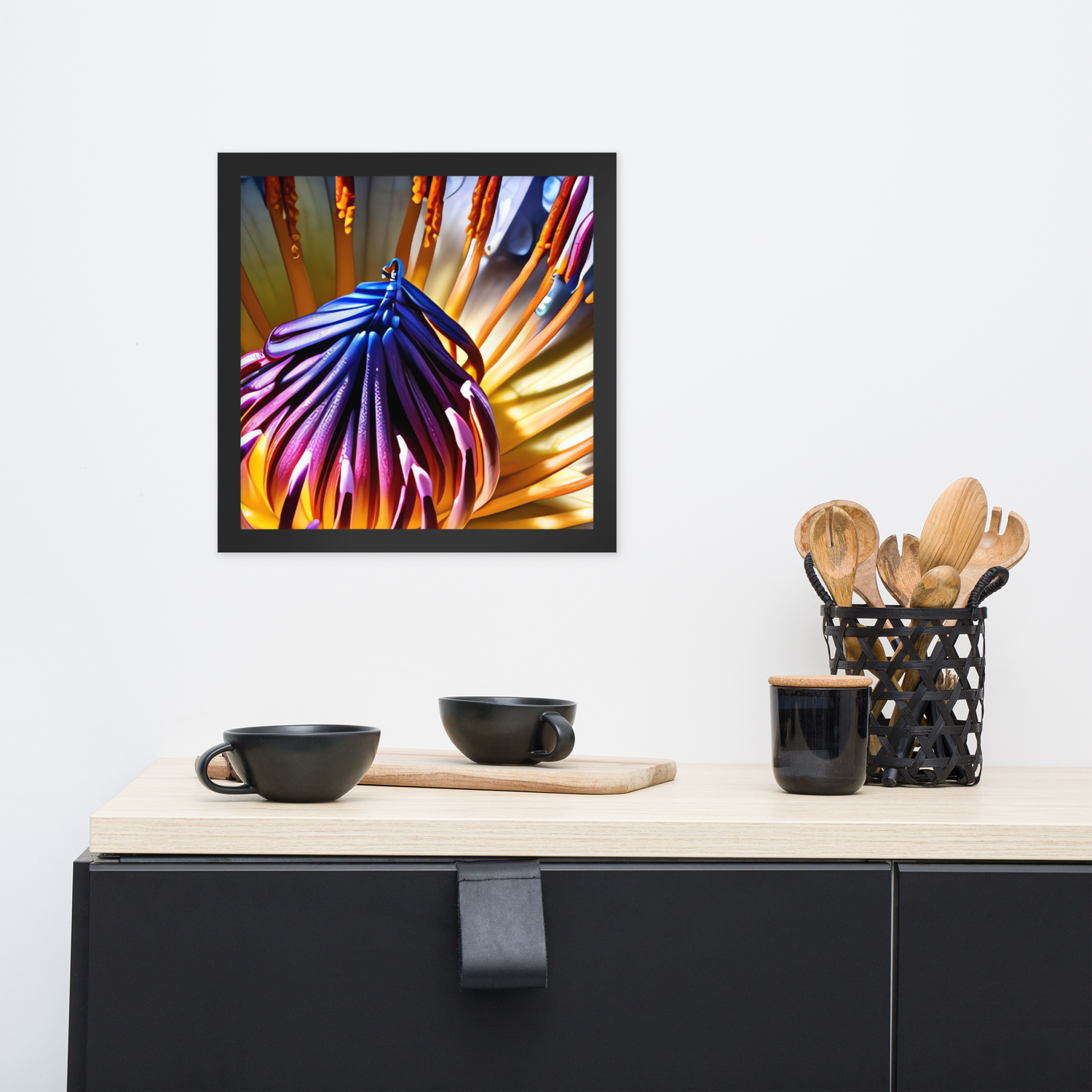 Framed Wall Art - Water Lily