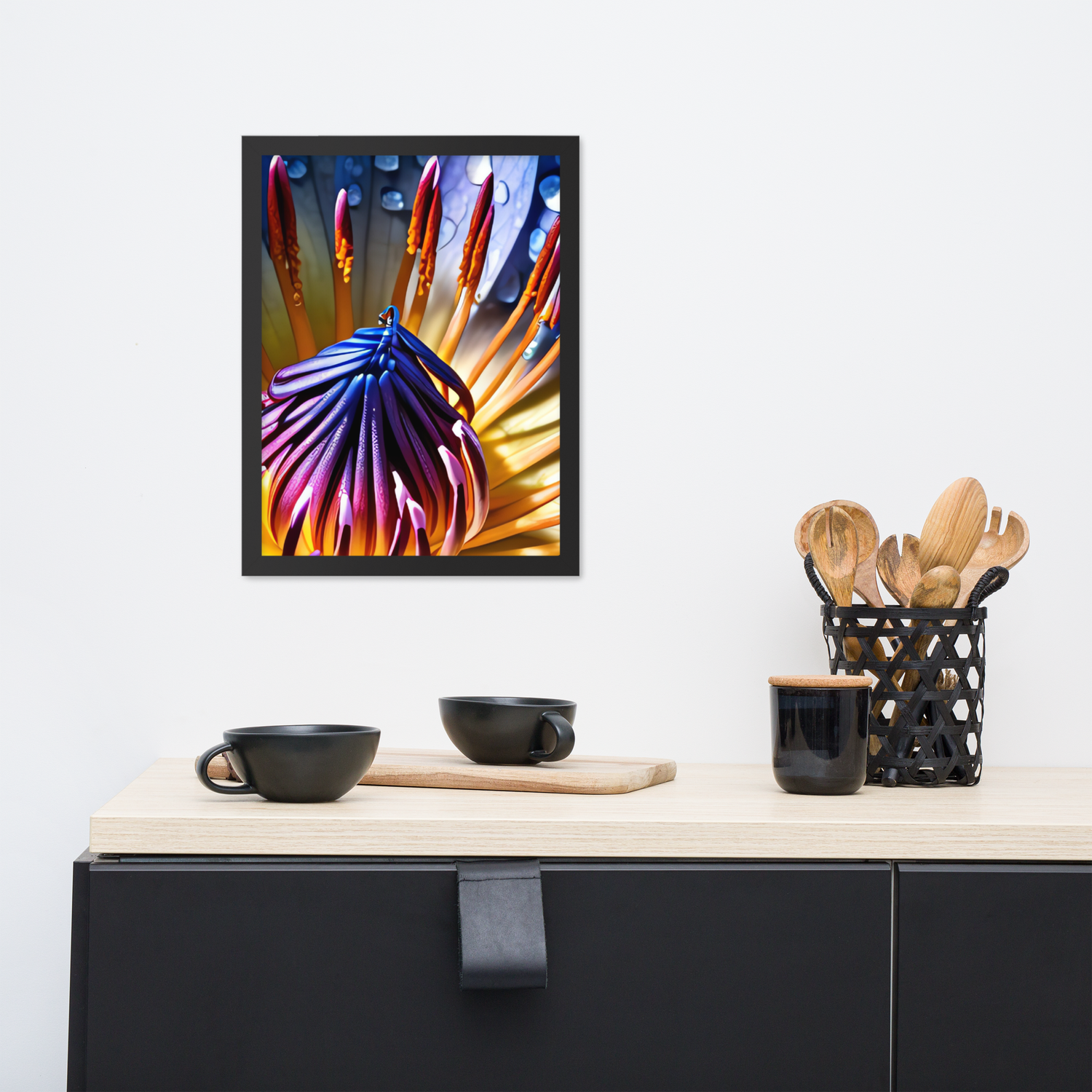 Framed Wall Art - Water Lily