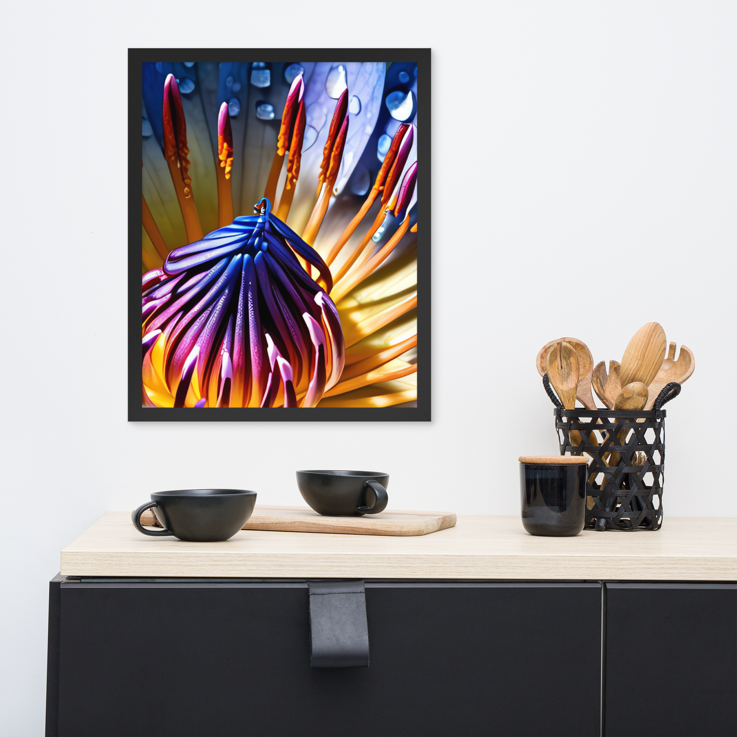 Framed Wall Art - Water Lily