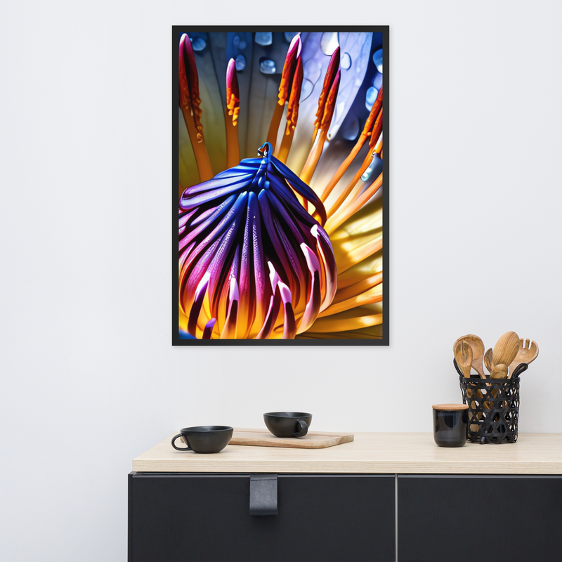 Framed Wall Art - Water Lily