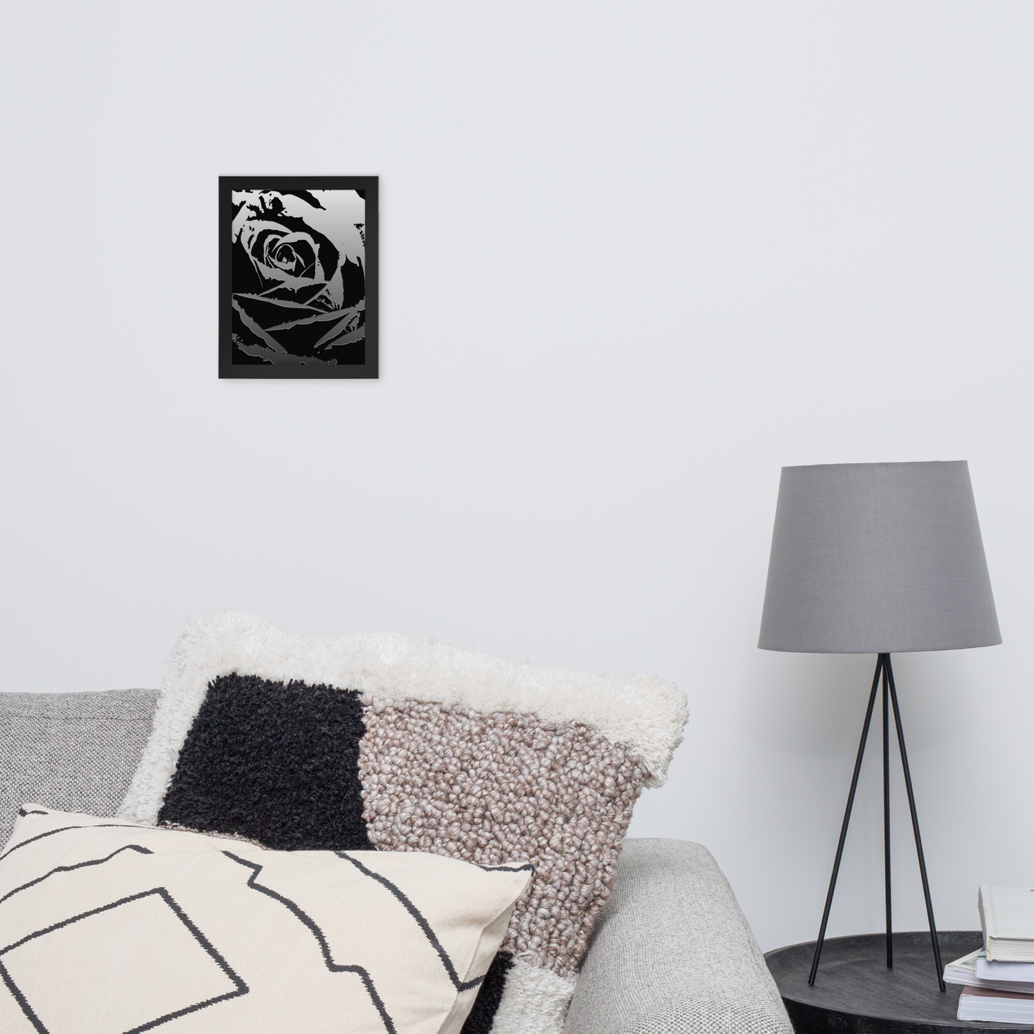 Framed Wall Art - Metallica Rose