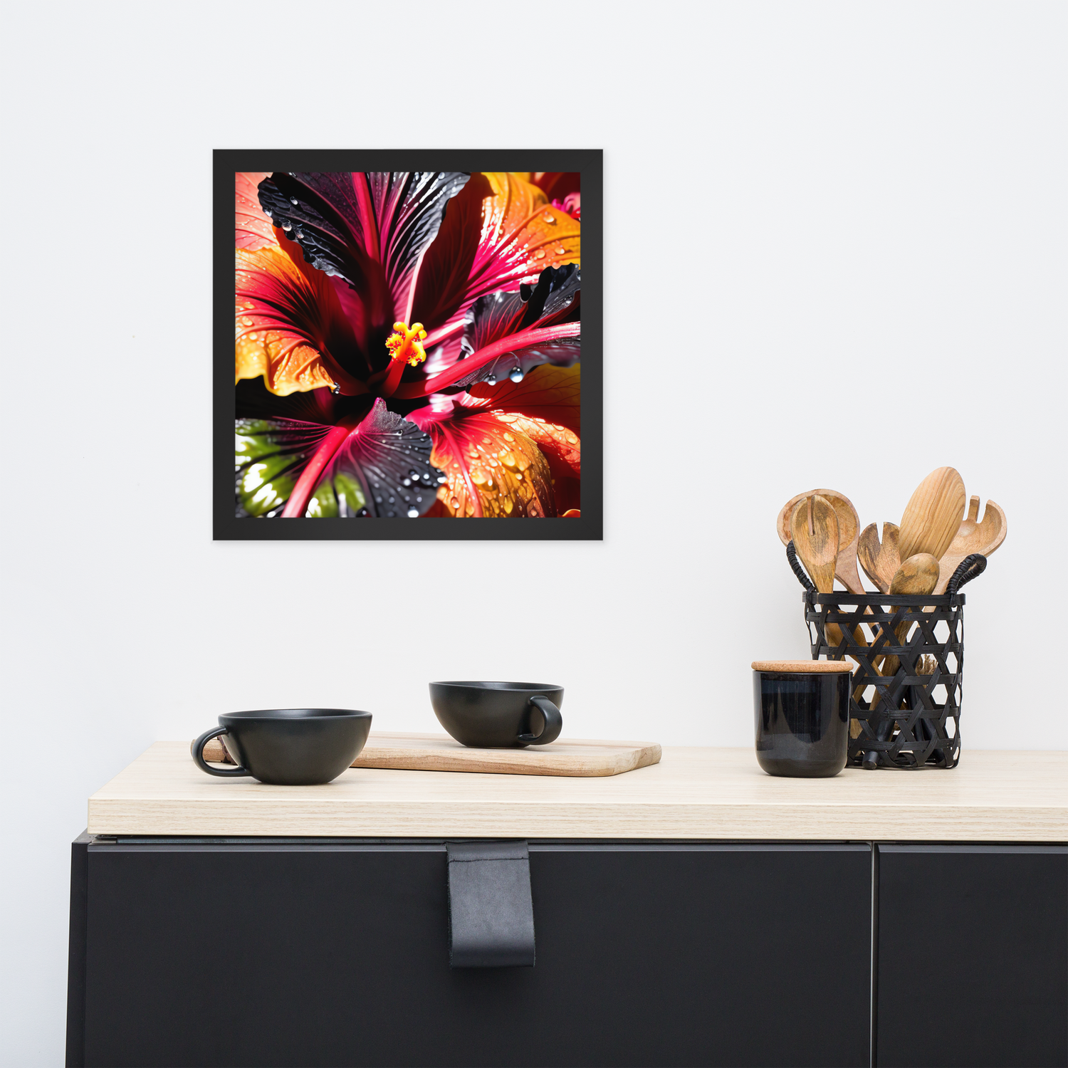 Framed Wall Art - Hibiscus Tropics