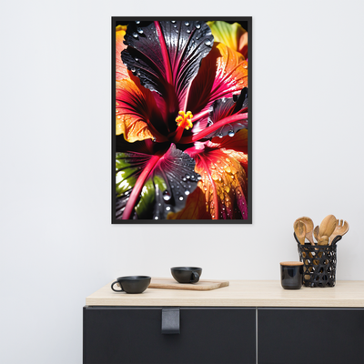Framed Wall Art - Hibiscus Tropics