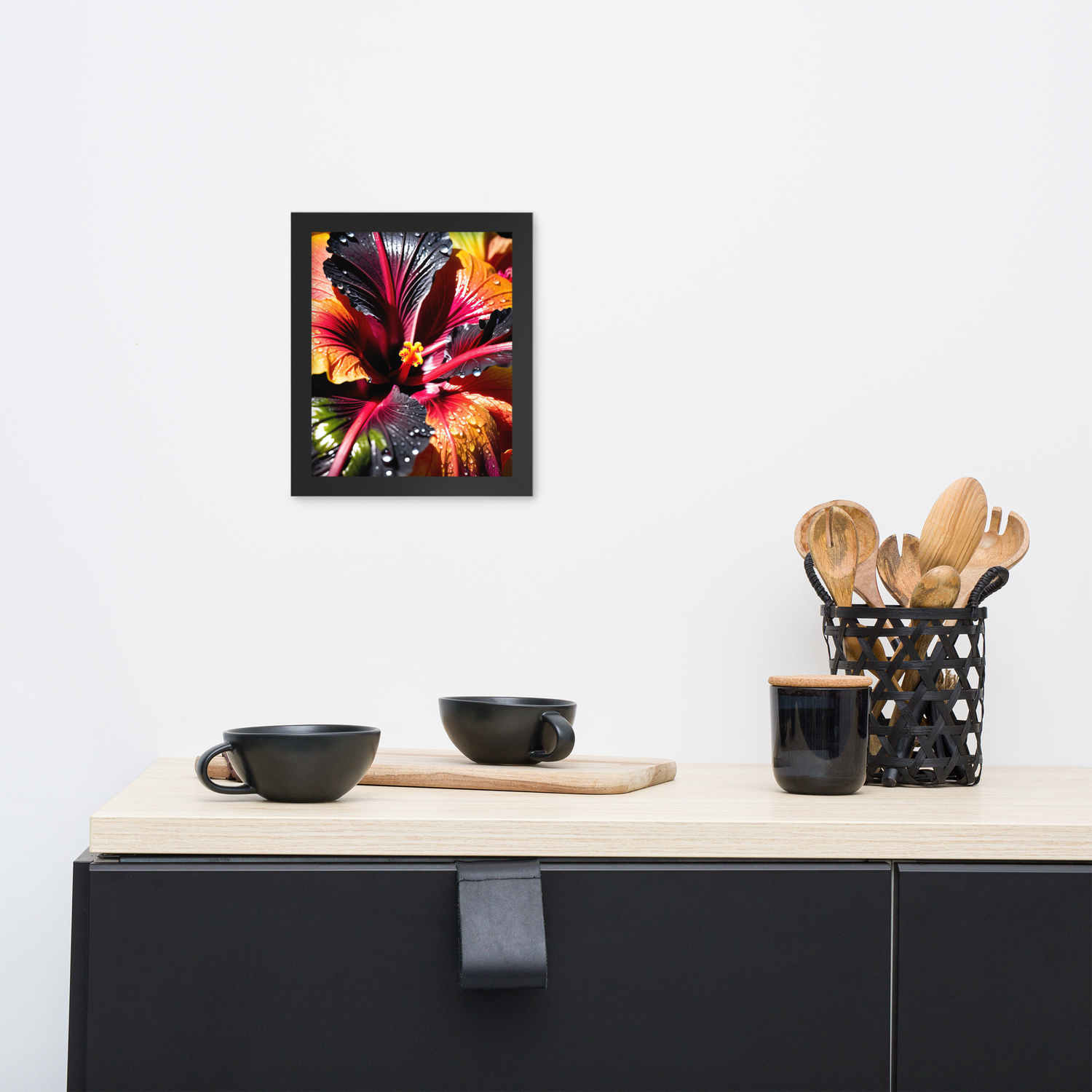 Framed Wall Art - Hibiscus Tropics