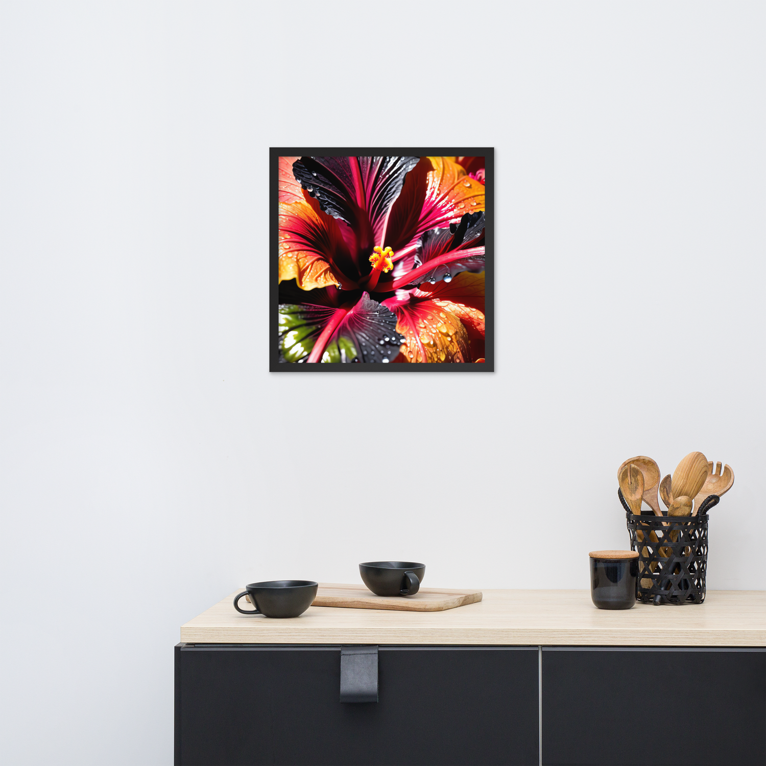 Framed Wall Art - Hibiscus Tropics
