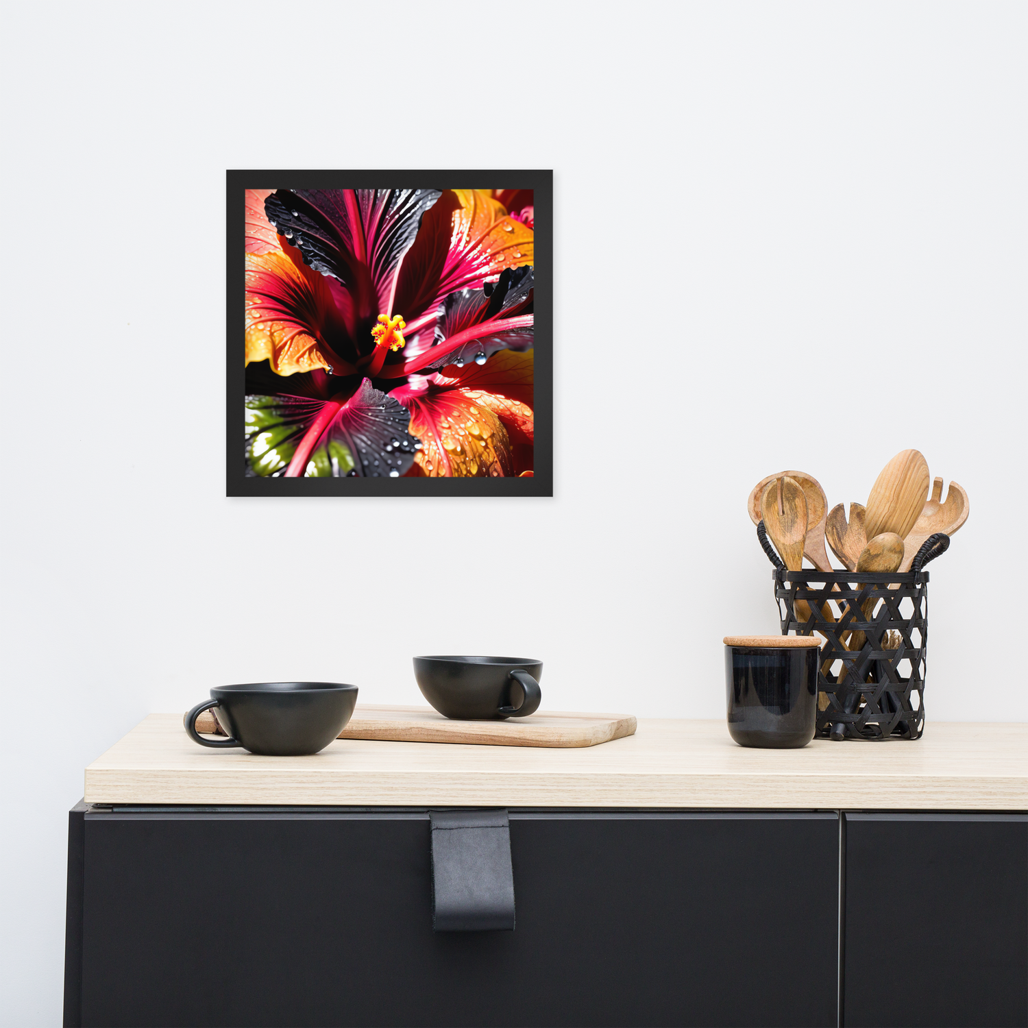 Framed Wall Art - Hibiscus Tropics