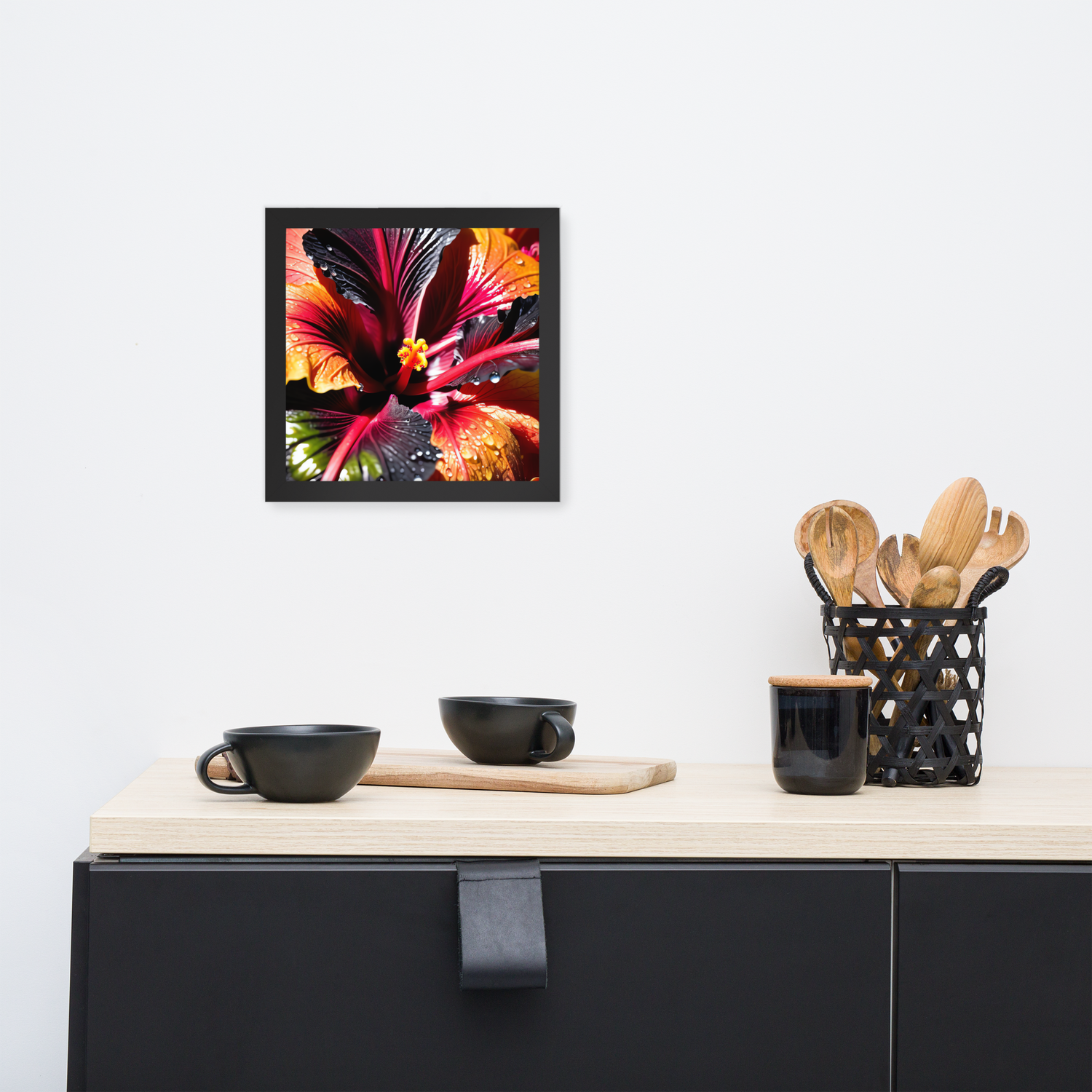Framed Wall Art - Hibiscus Tropics